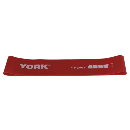 Резинка для фитнеса  York X-Heavy, красный #Y-80453 - фото №4